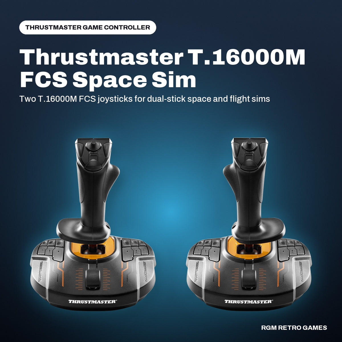Thrustmaster T.16000M FCS Space Sim Duo in a Thrustmaster color scene