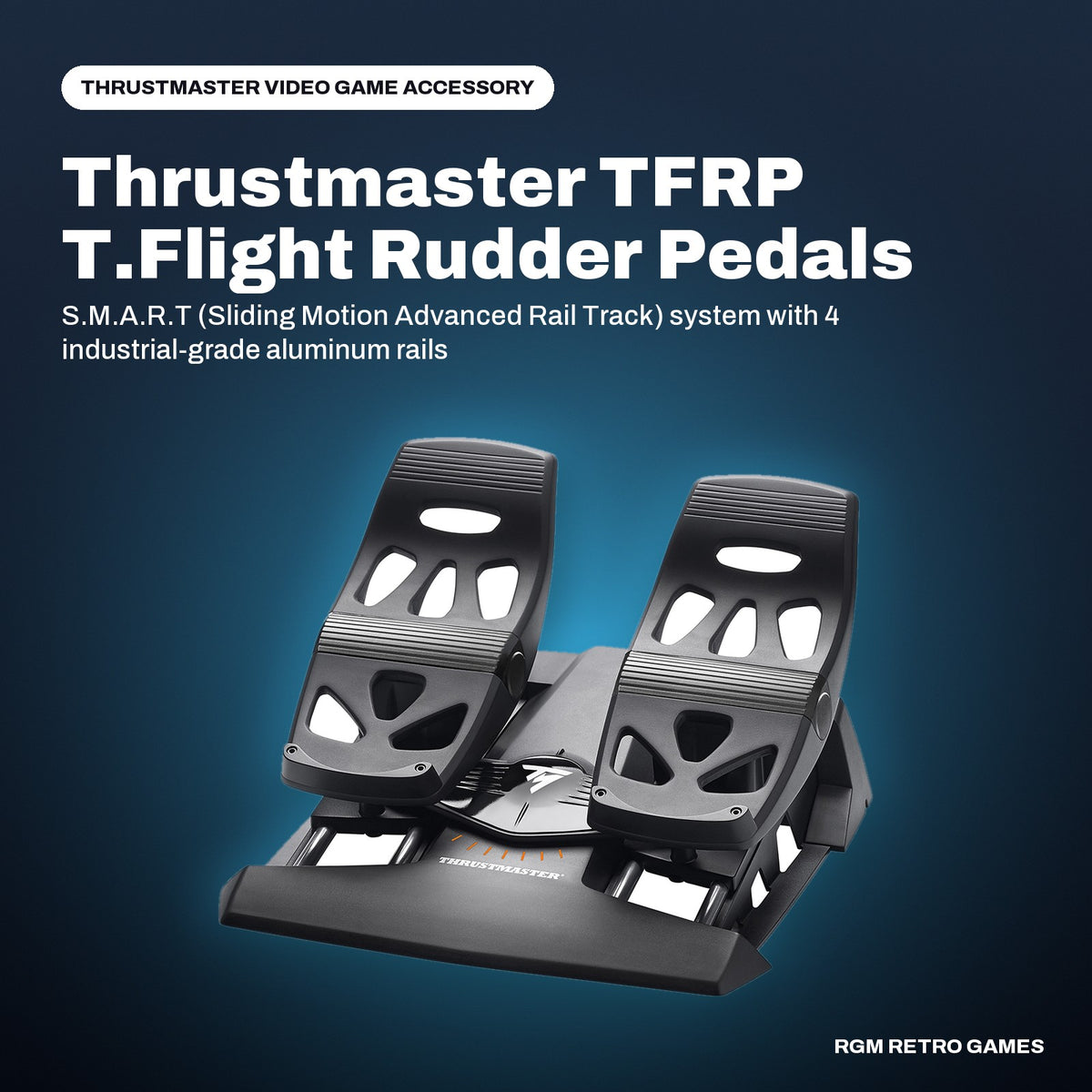 Thrustmaster TFRP T.Flight Rudder Pedals in a Thrustmaster color scene