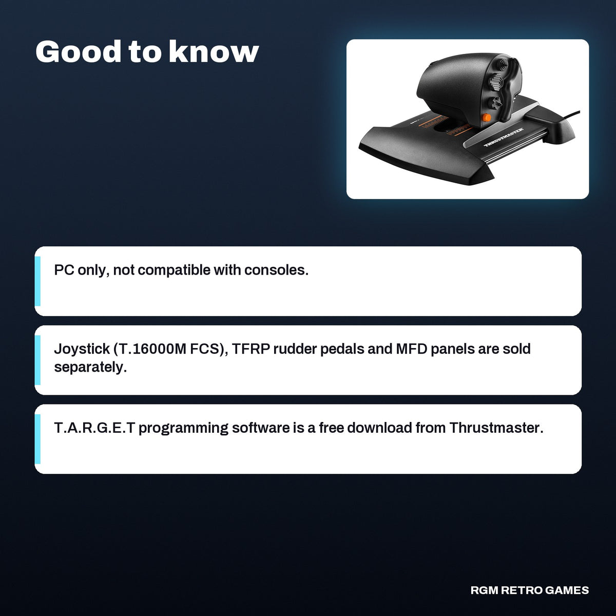 Thrustmaster TWCS Throttle (PC), good to know before you buy