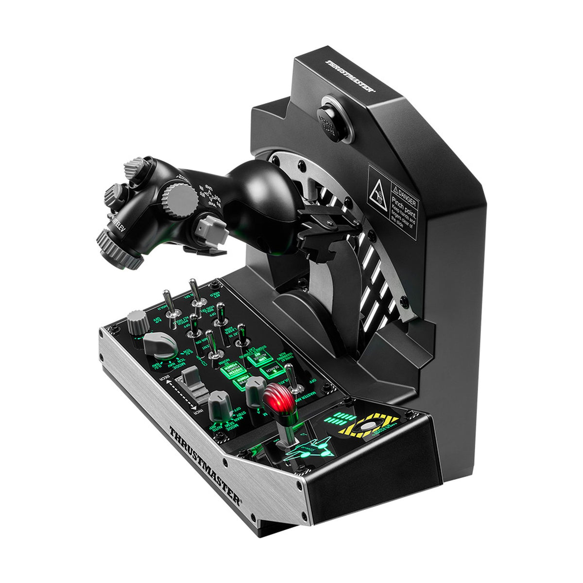 Thrustmaster Viper TQS Mission Pack (Throttle Quadrant + Viper Panel) for PC, front view on a white background