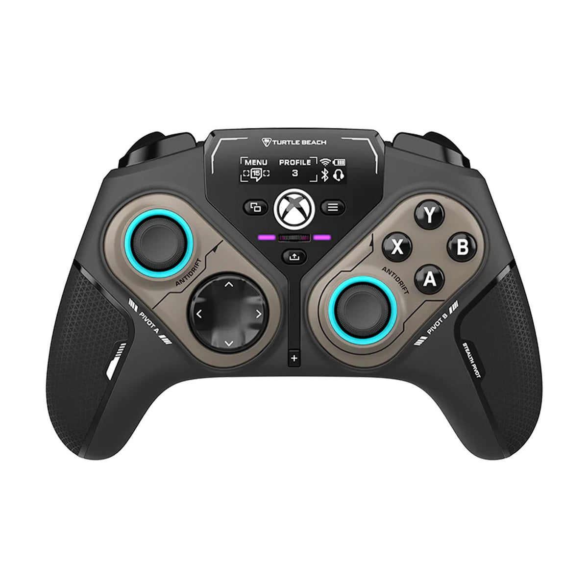 Turtle Beach Stealth Pivot Wireless Smart Controller, front view on a white background