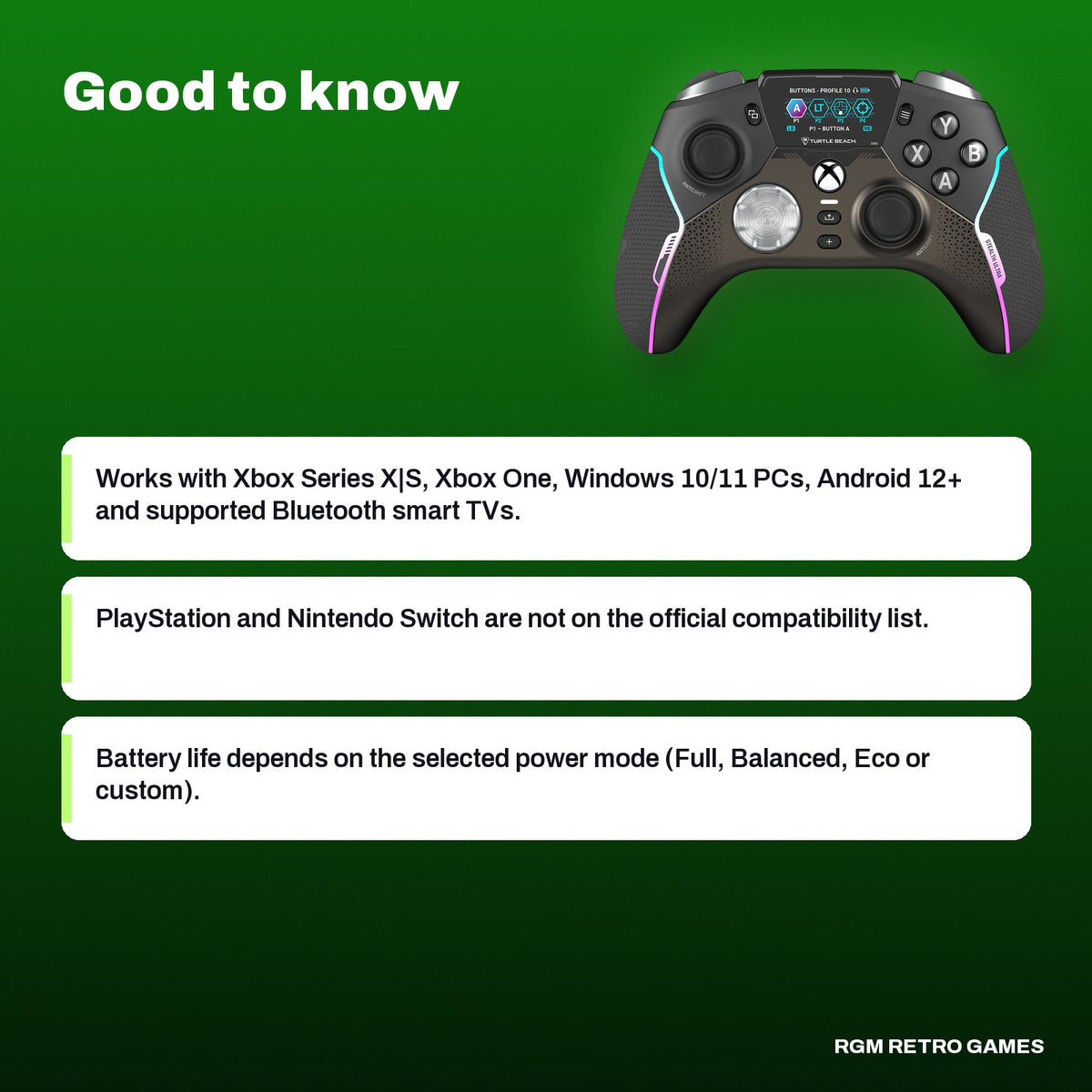 Turtle Beach Stealth Ultra Wireless Controller with Rapid Charge Dock for Xbox, good to know before you buy