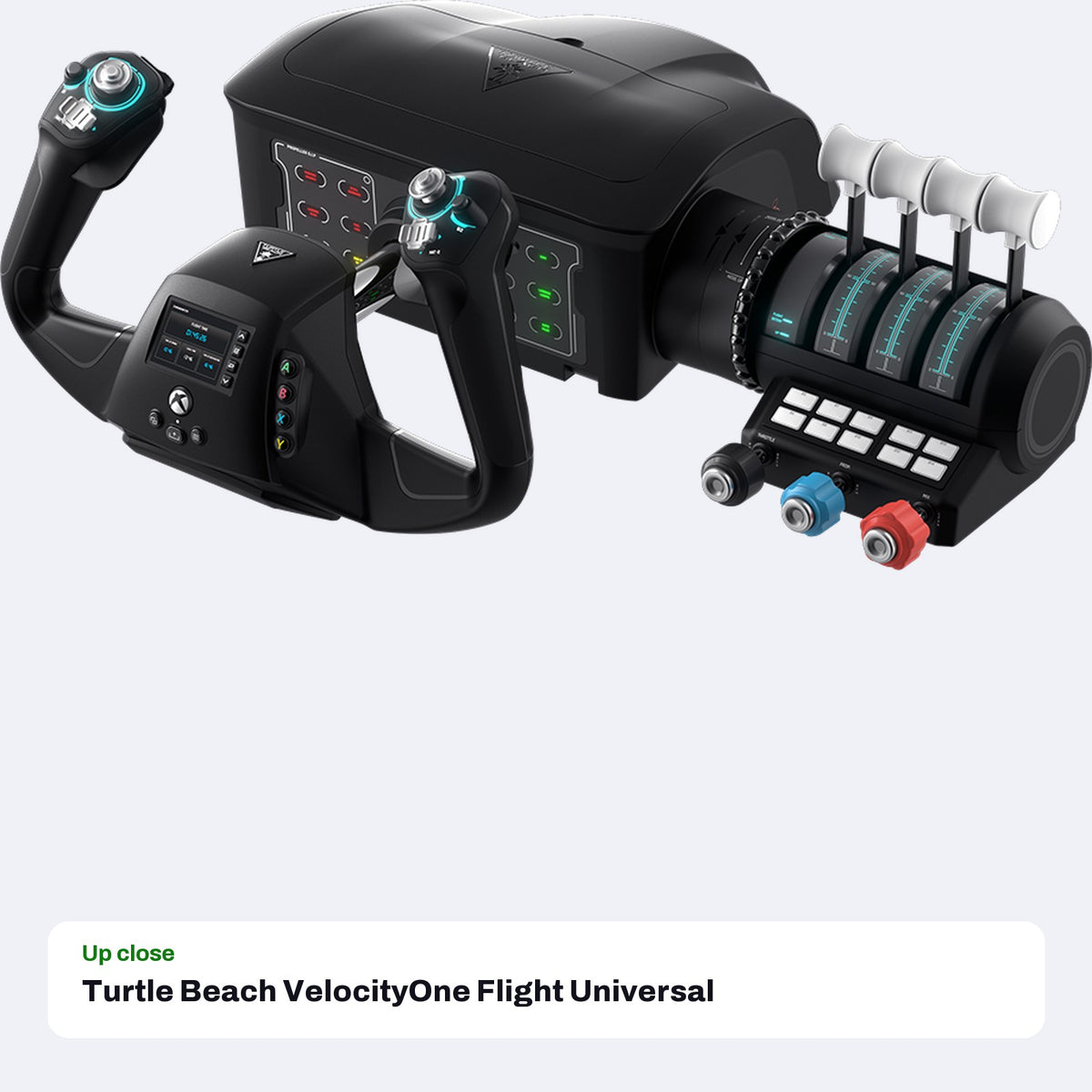 Turtle Beach VelocityOne Flight Universal Control System, close-up detail
