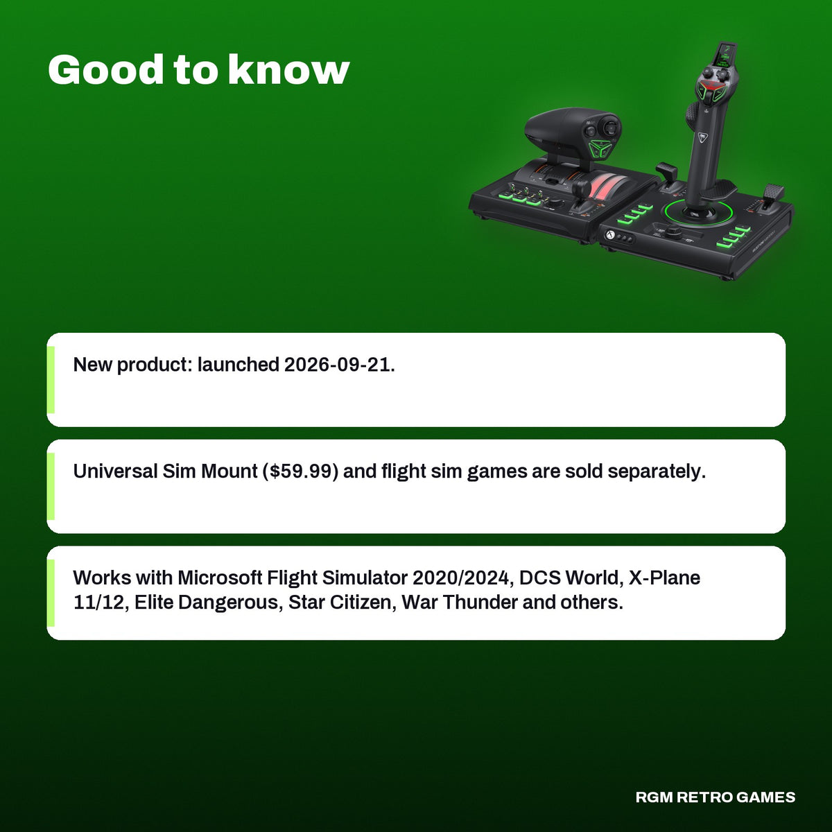 Turtle Beach VelocityOne H.O.T.A.S. Flight Sim System for Xbox Series X|S and Windows PC (Flightstick II + Dual Throttle), good to know before you buy