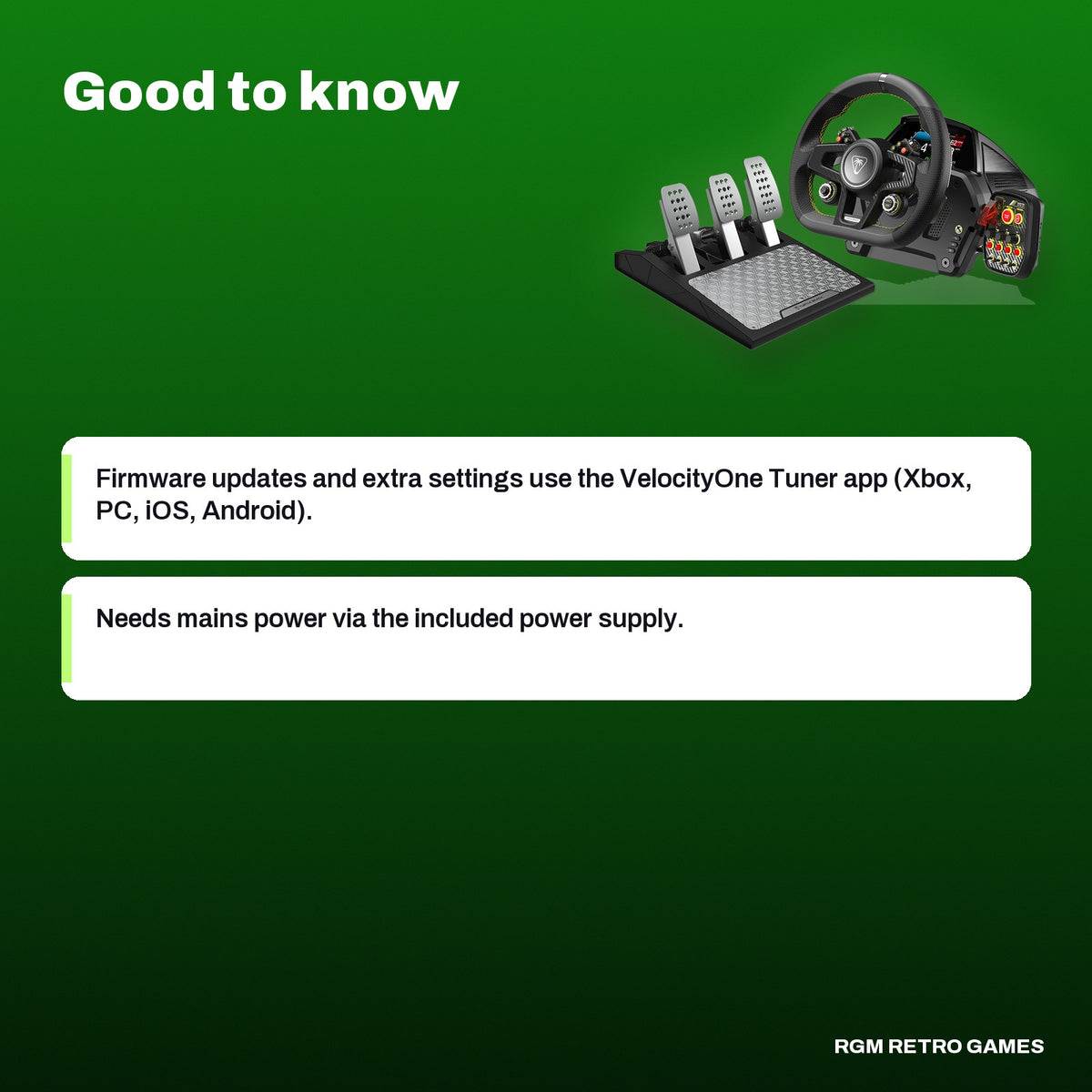 Turtle Beach VelocityOne Race Wheel & Pedal System for Xbox Series X|S, Xbox One and Windows PC, good to know before you buy