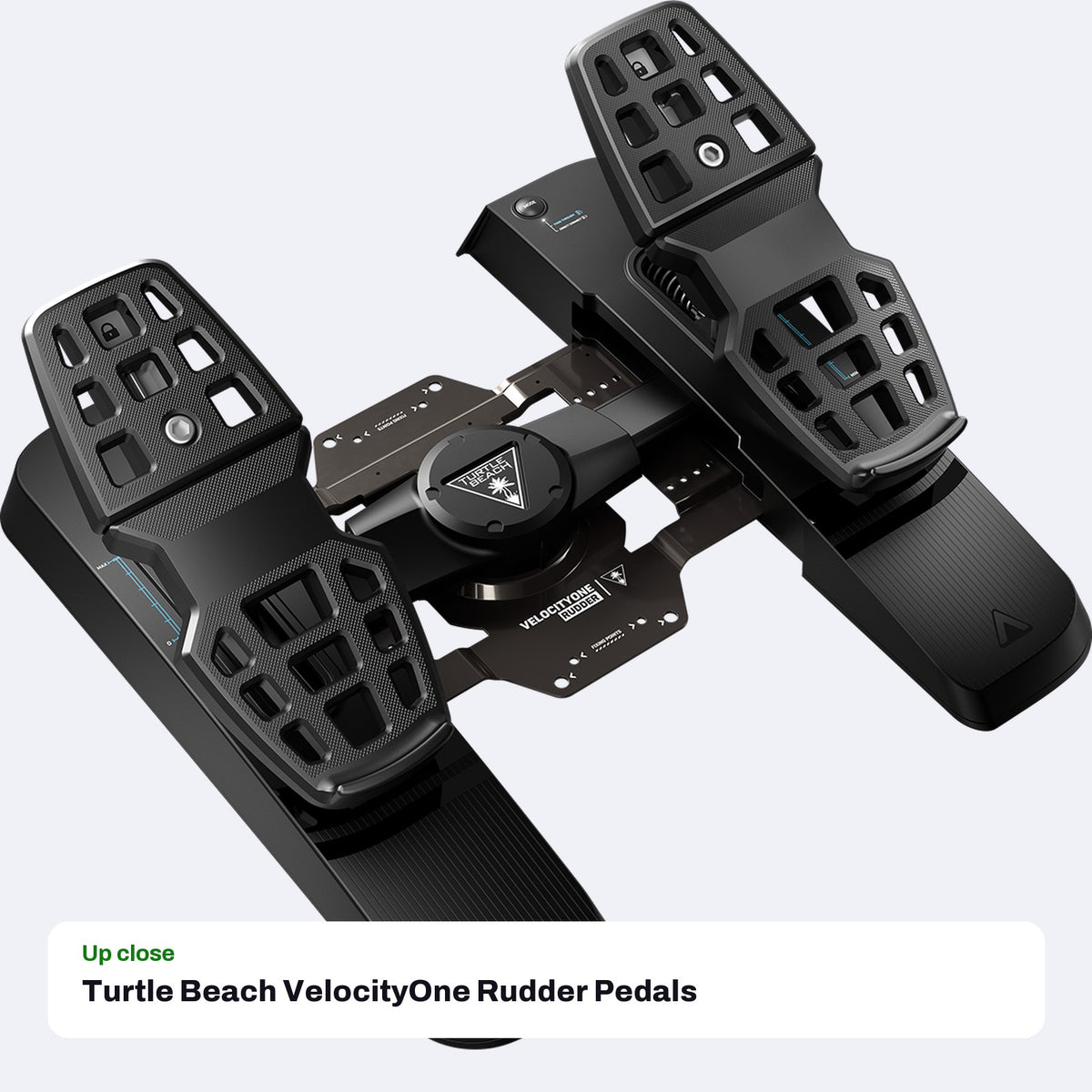 Turtle Beach VelocityOne Rudder Pedals (Xbox Series X|S, Xbox One, PC), close-up detail