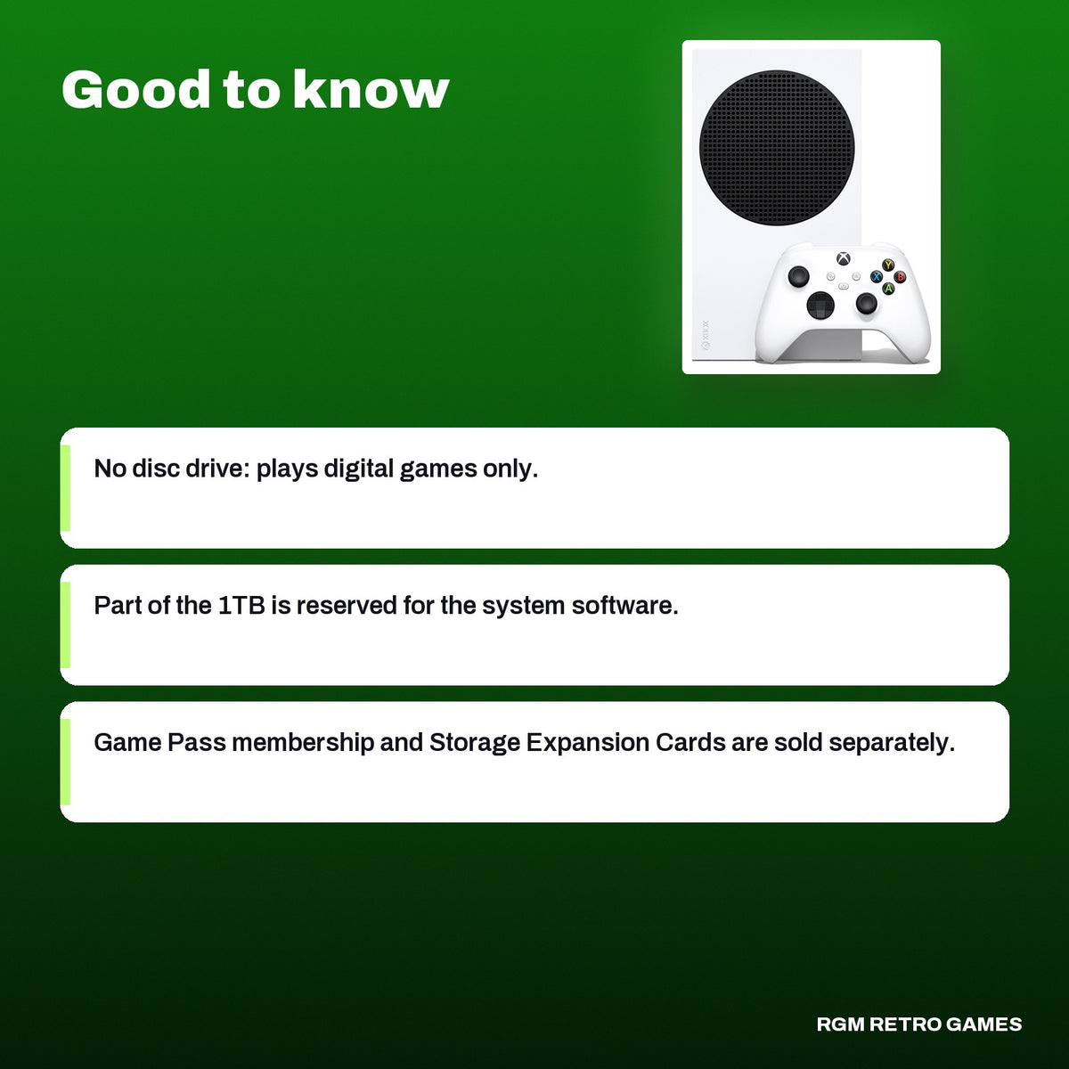 Xbox Series S 1TB Console - Robot White, good to know before you buy